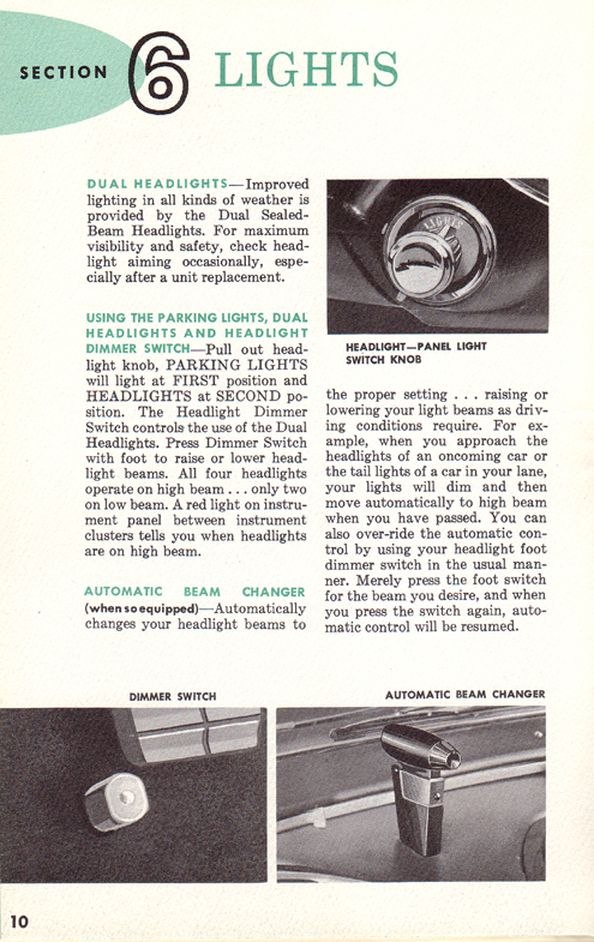 1960 Chrysler Imperial Owners Manual Page 3
